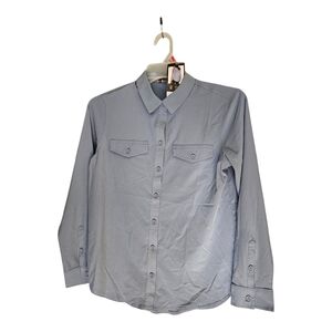 Eddie Bauer Button Down Dress Shirt XXL NWT Office Work Career Lightweight ws68